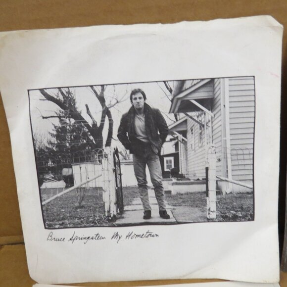 Lot of 7 Assorted Bruce Springsteen Clarence Clemons 45 RPM Vinyl Singles - Picture 2 of 8